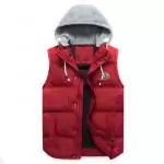 moncler doudoune sans manches a capuche mc10228 hoodie red